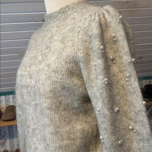 Sezane Perle Jumper Gris Chiné. - Size M